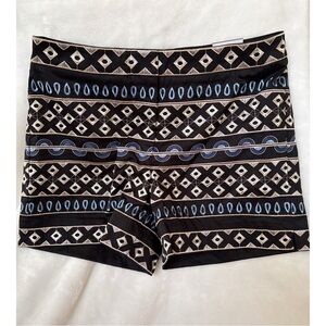White House Black Market Embroidered Shorts